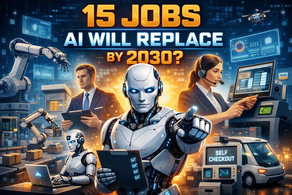 15 Jobs Will AI Replace by 2030
