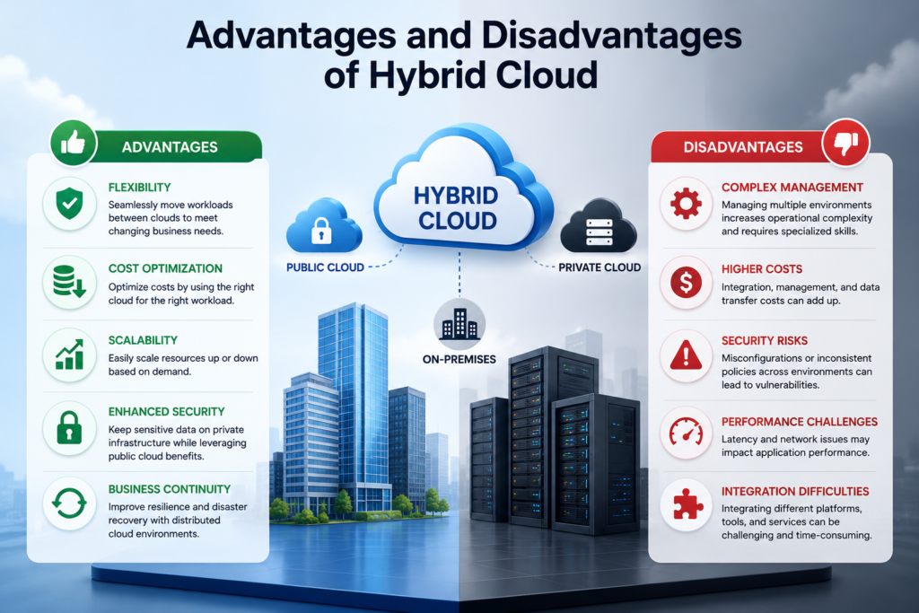 Advantages and Disadvantages of Hybrid Cloud