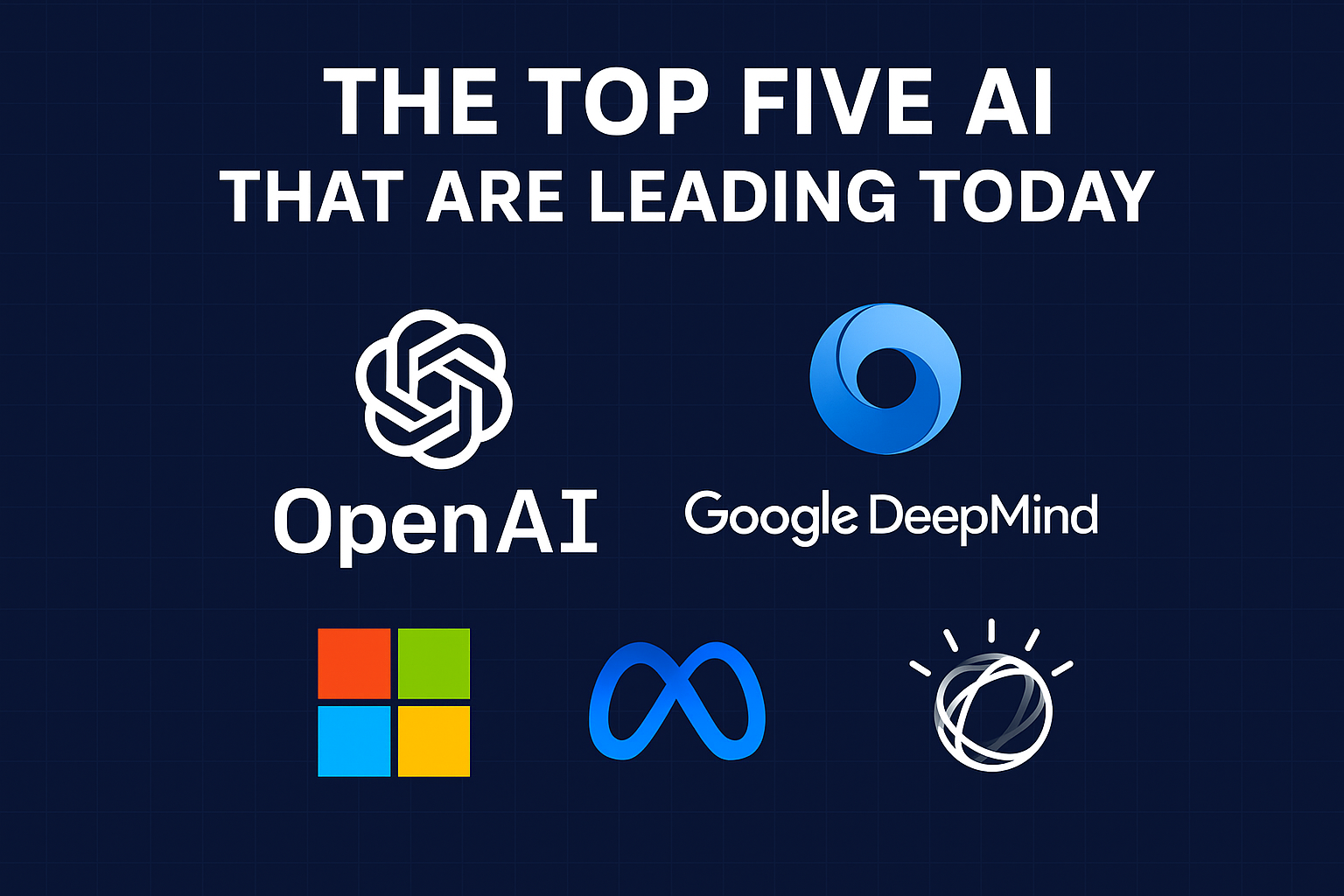 The Top Five AI That Are Leading Today
